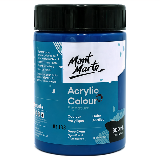 Mont Marte 蒙瑪特 壓克力顏料 MSCH3060, 300ml, 1色