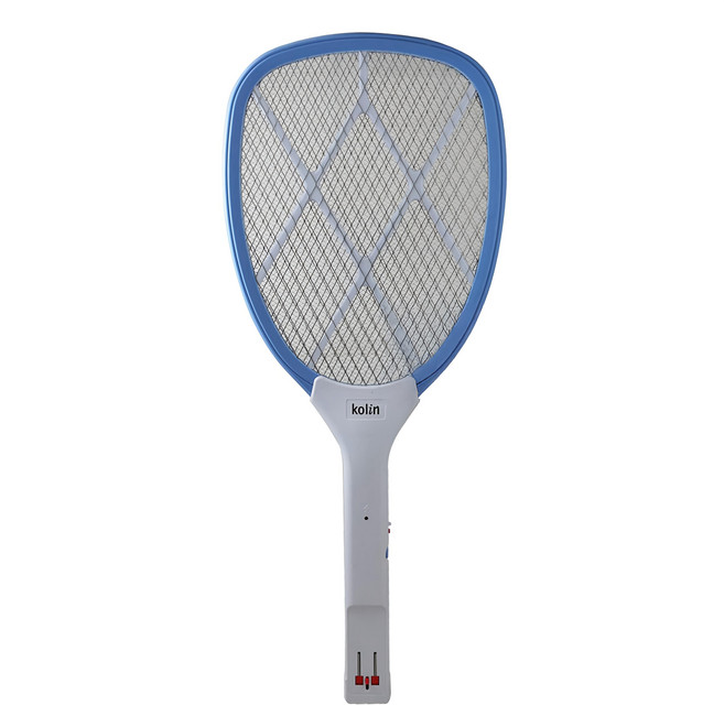 Kolin 歌林 大電擊充電電蚊拍, 藍色 + 白色