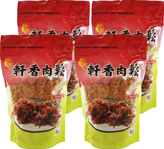 軒香 海苔肉鬆, 250g, 4包