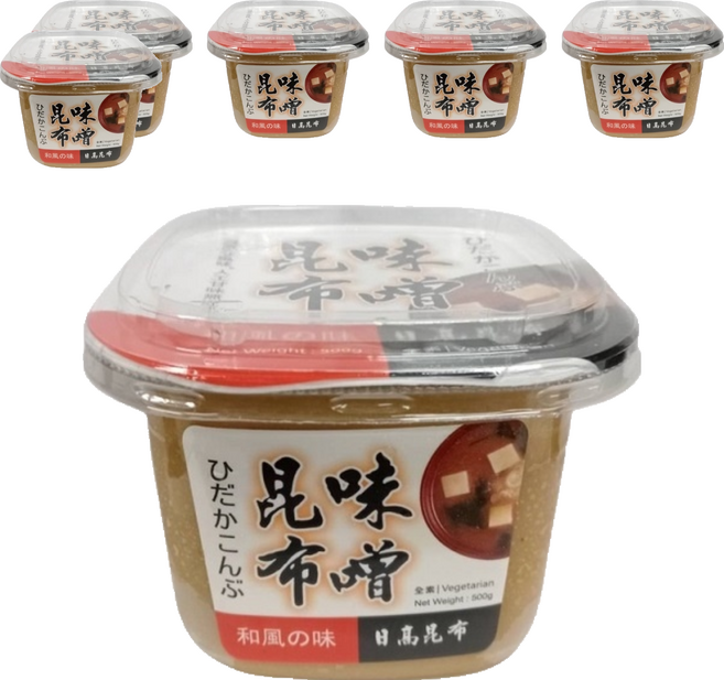 味榮 日高昆布味噌 細, 500g, 6盒