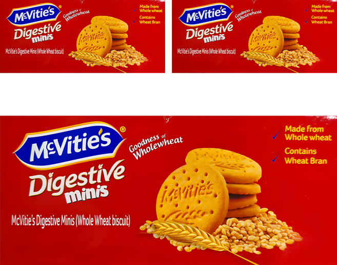 McVitie's 麥維他 消化餅迷你包 全素, 390g, 3盒