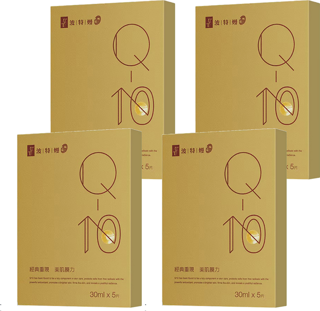 TT 波特嫚 台灣公司貨 Q10彈力緊緻面膜 30ml, 5片, 4組