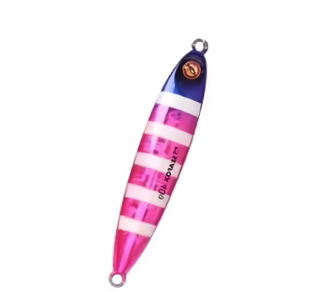 Ghost Blade 鬼刃 微型鐵板 含鉤 GB-J01, 粉色 + 白色, 20g, 1個