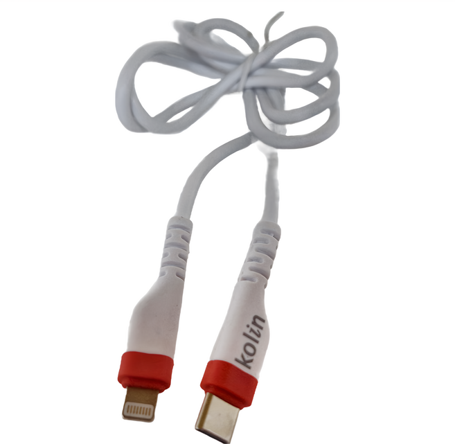 Kolin 歌林 5A充電線 KEX-DLCP76, 1m, 白色, 1條