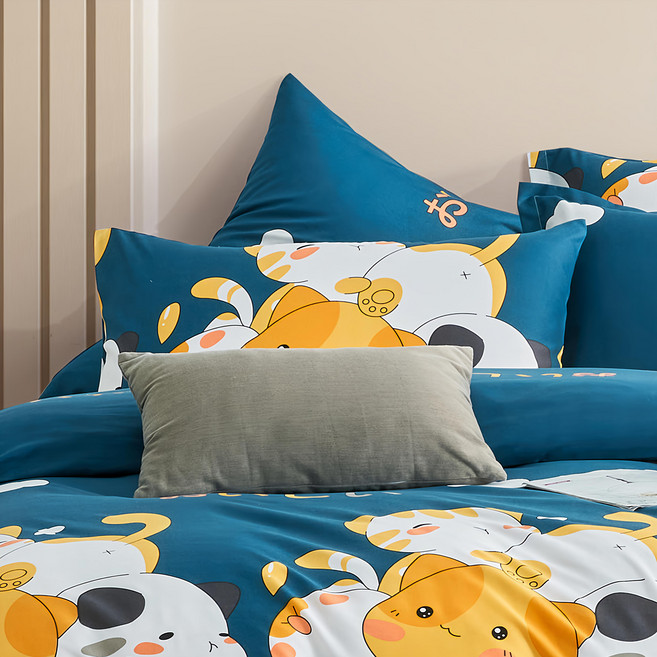 J-bedtime 床寢時光 絲絨棉美式信封枕套 台灣製 G6829-1