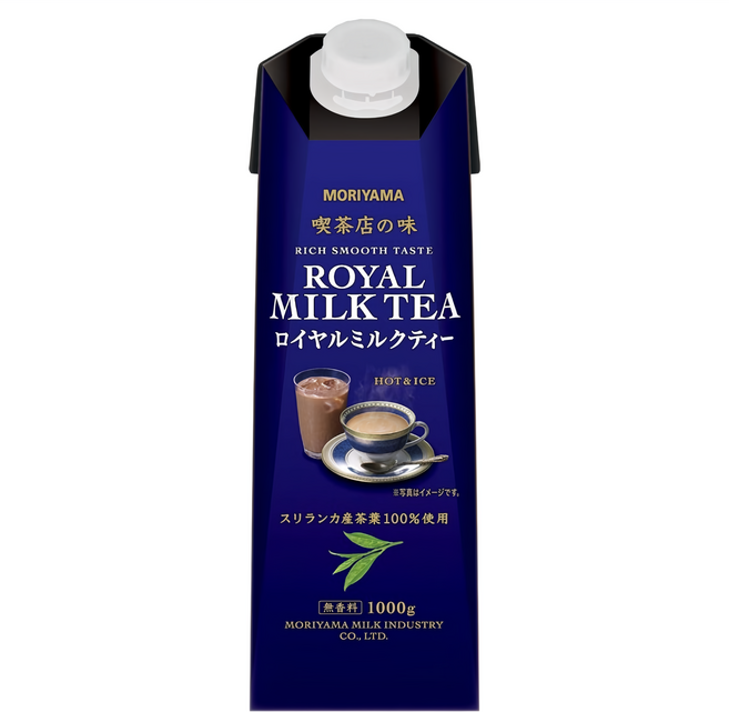 MORIYAMA 守山乳業 喫茶店の味 皇家奶茶, 1L, 1瓶