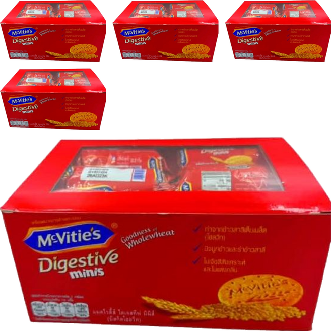 McVitie's 麥維他 消化餅迷你包 全素, 390g, 5盒