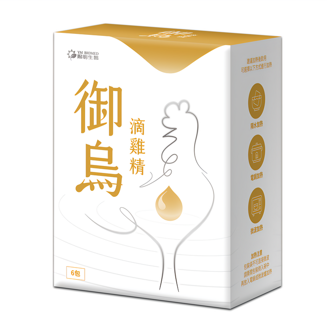 YM BIOMED 陽明生醫 御烏滴雞精, 6包, 50ml, 1盒