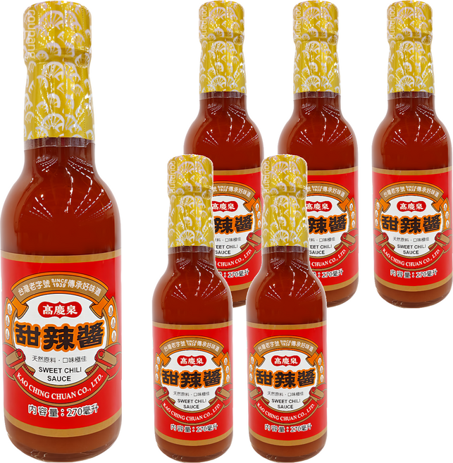 高慶泉 甜辣醬, 270ml, 6瓶
