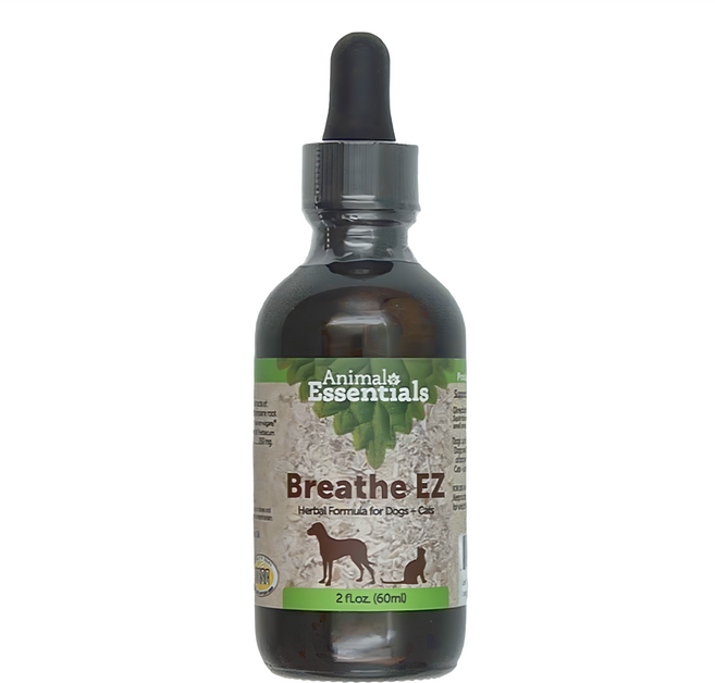 Animal Essentials 藥草醫家 Breathe EZ 藥草精華飲 60ml 犬貓適用 不含酒精, 支氣管保健, 1瓶