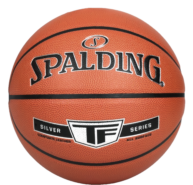 SPALDING 斯伯丁 TF銀色 合成皮 重量530~550g, SPA76860, 1個
