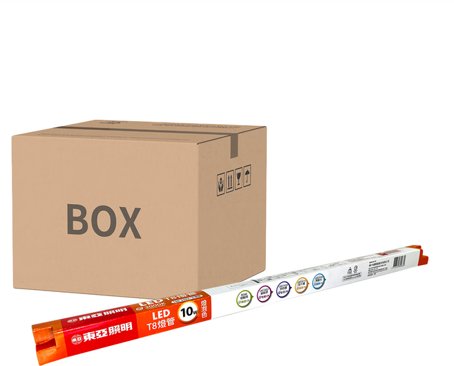 TOA 東亞照明 LED T8燈管 LTU20EV-10AAL, 燈泡色(3000K), 20支