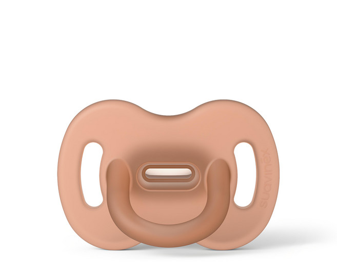 Suavinex 蘇維妮 矽膠一體成形奶嘴, 第二階段(6個月以上), 橘色, 1個