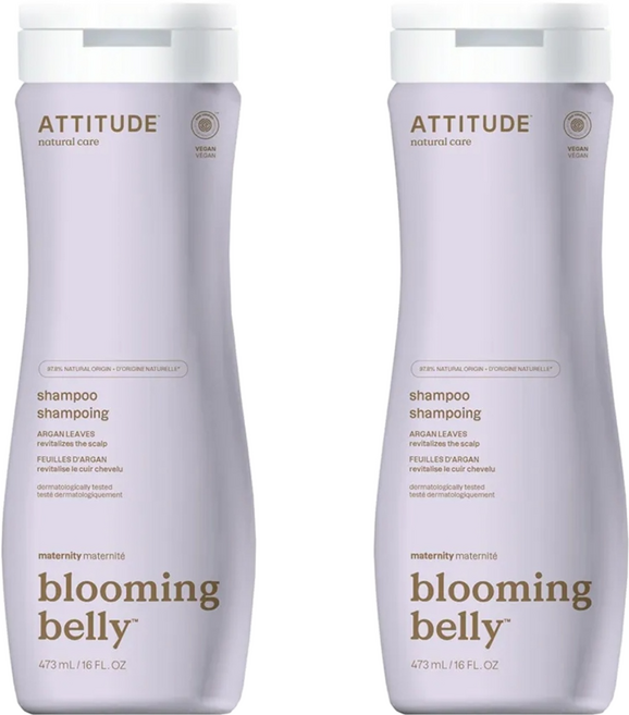 ATTITUDE 艾特優 孕媽咪系列 天然洗髮露, 473ml, 2瓶
