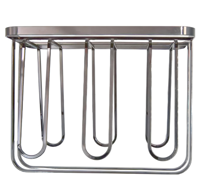 Little Pink Rabbit 粉彩小兔 黑鎳六格馬克杯架, 黑色, 1個