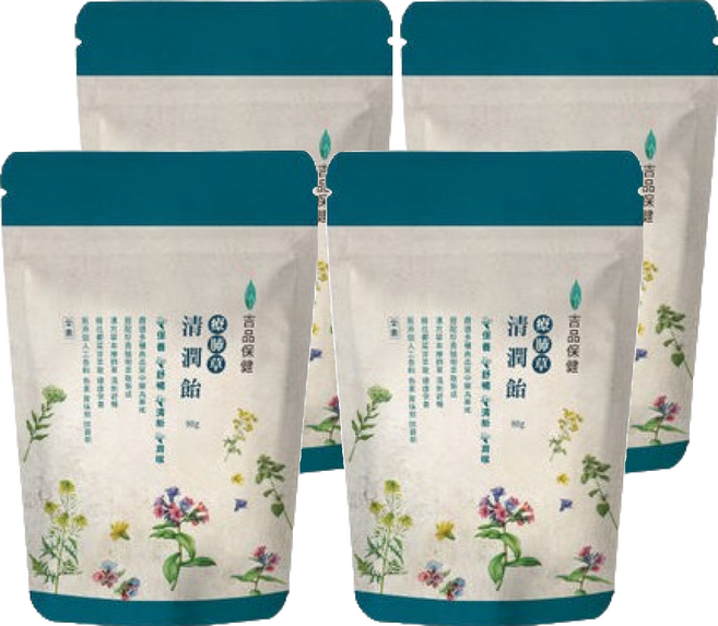 吉品保健 療肺草清潤飴, 80g, 4包