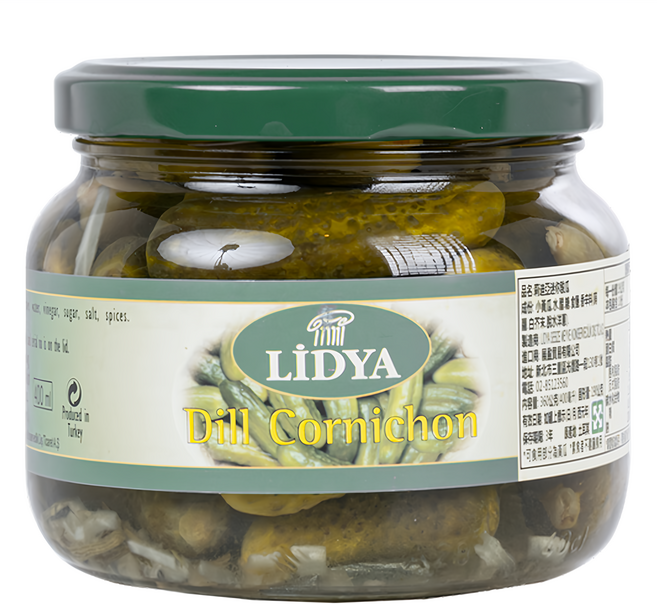 LIDYA 莉迪亞 迷你酸瓜, 400ml, 1罐