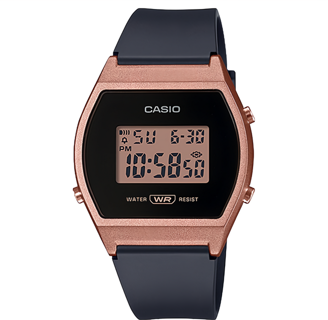 CASIO 卡西歐 手錶, 黑色 + 棕色, 1支