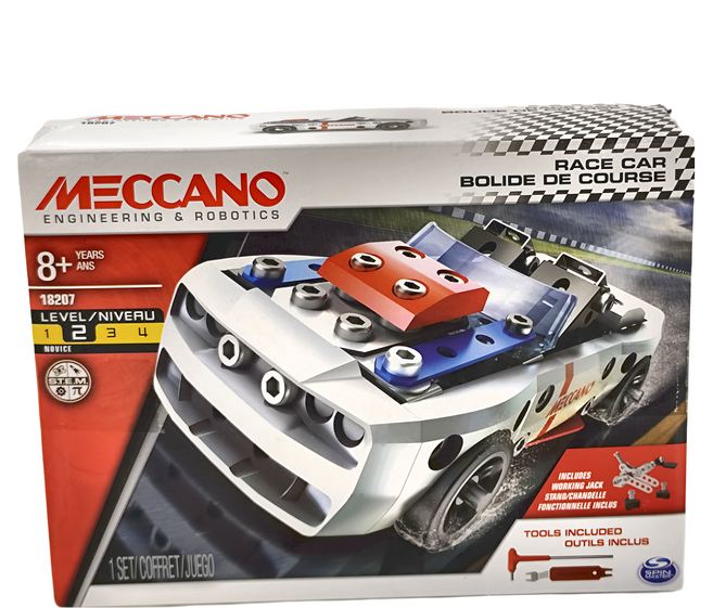 MECCANO 麥卡諾 旋風賽車 8歲以上, 混合顏色, 1組