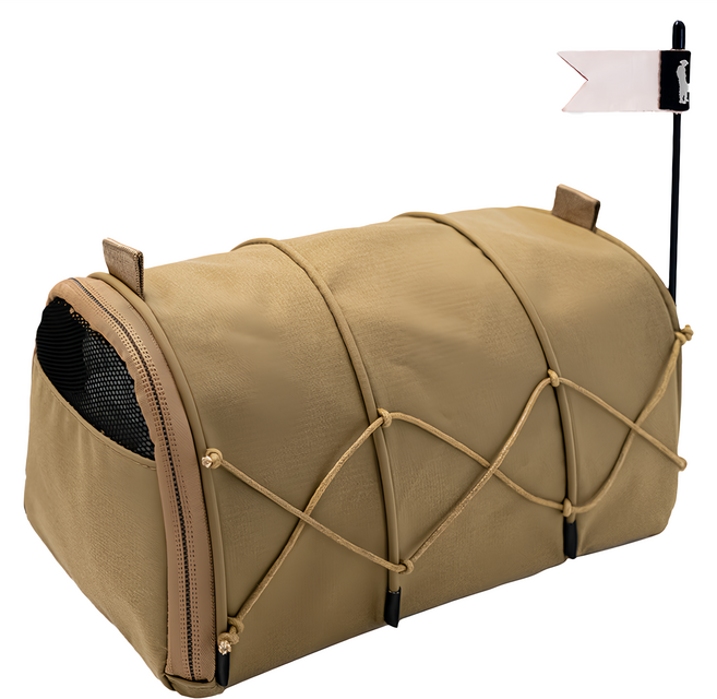 DR.WILDS 荒野醫生 磁吸戶外露營面紙收納包, 狼棕色, 1個