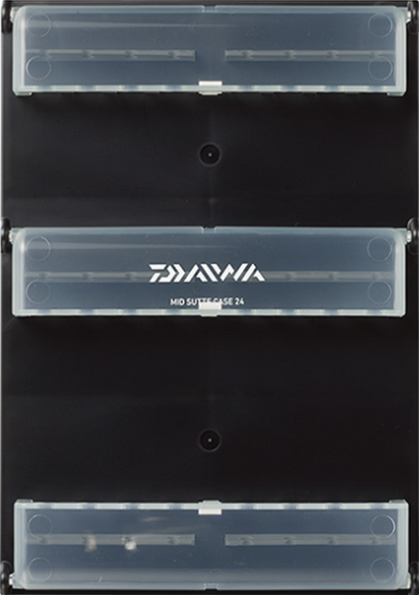 DAIWA 大和 路亞盒 MID SUTTE CASE, 黑色, 1個