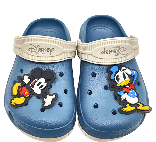 MICKEY MOUSE 米奇 兒童款 迪士尼不對稱釦洞洞鞋