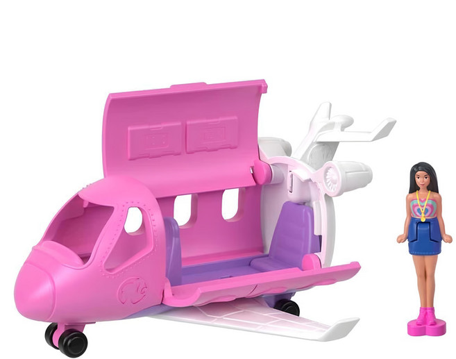 Barbie 芭比 驚喜小車系列 迷你芭比樂園, 1組, 顏色隨機 多色