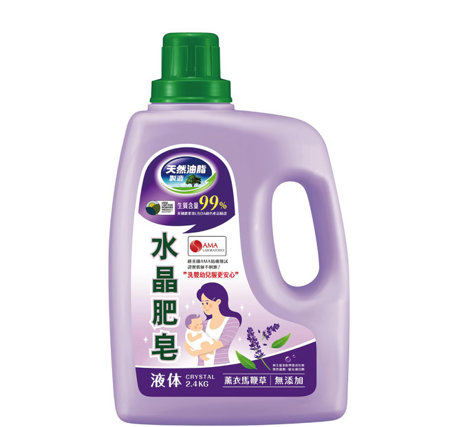 南僑水晶 水晶肥皂液体 薰衣馬鞭草, 2.4kg, 6桶