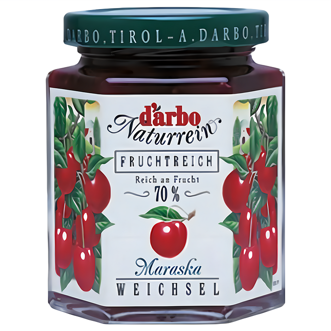 d'arbo 德寶 奧地利70%果肉果醬 酸櫻桃, 200g, 1罐