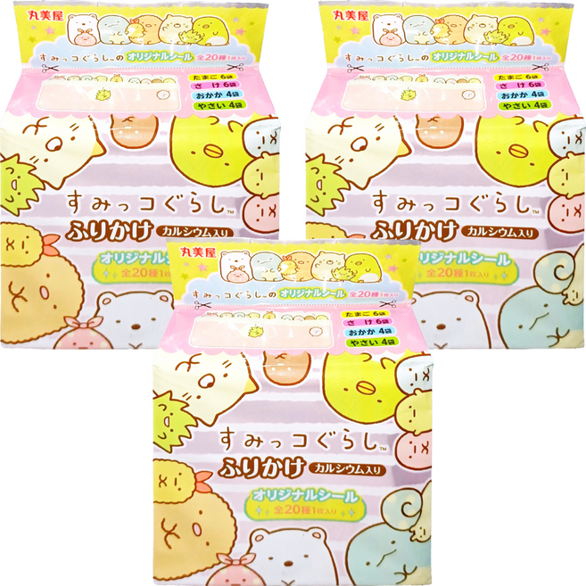 丸美屋 角落生物飯友 20入, 50g, 3袋
