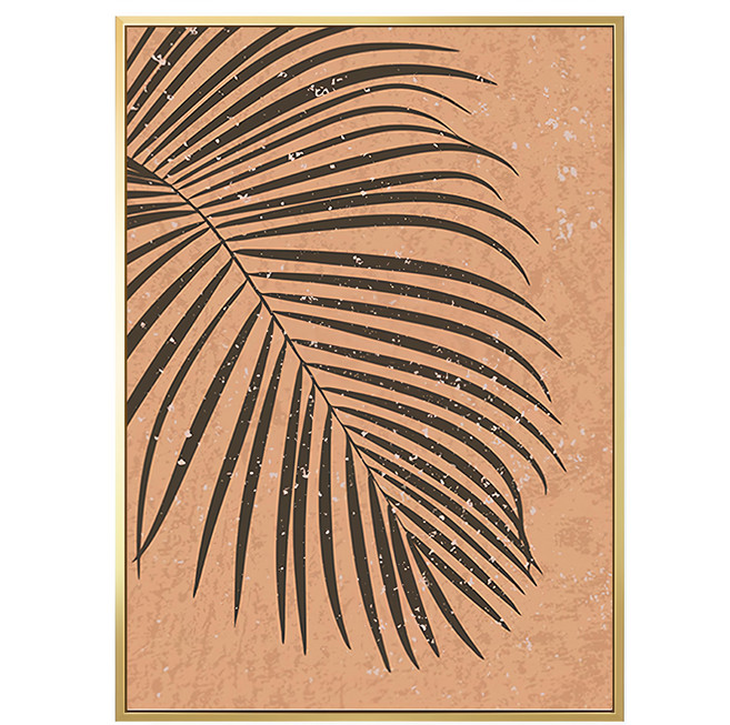 BOLUO GALLERY 菠蘿選畫所 波希米亞的棕櫚 掛畫 APGS3482G, 金色