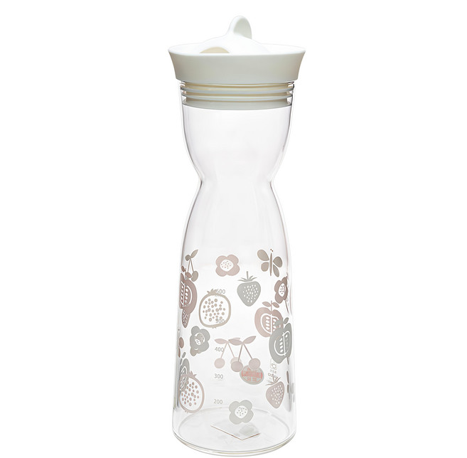 HARIO 好璃奧 熱感應變色冷水壺 白蓋, 1個, 1L, 白色