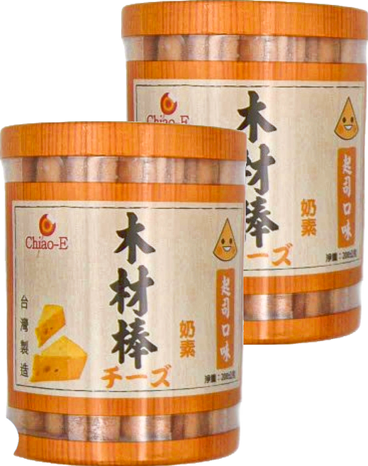 Chiao-E 巧益 起司木材棒, 200g, 2罐
