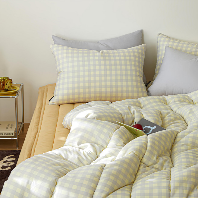 maatila Pastel系列 薄被 蓬松柔軟觸感 舒適好眠 綠色 + 藍色, 藍紋乳酪 綠色 + 藍色