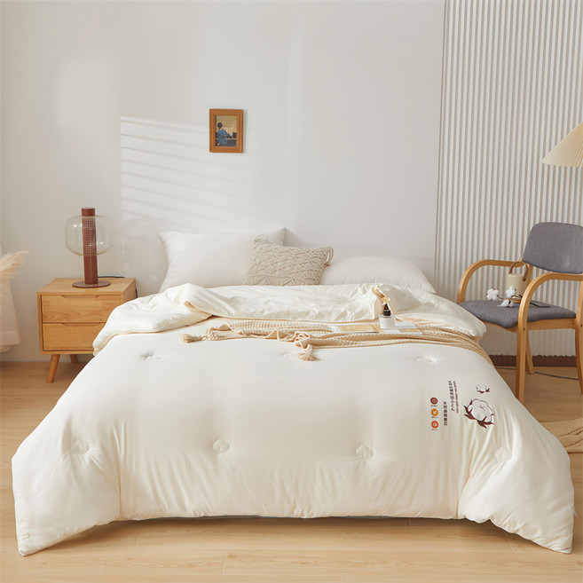 SC嚴選 110%純棉 A類母嬰級新疆棉花被 春秋被 8斤, 雲朵白