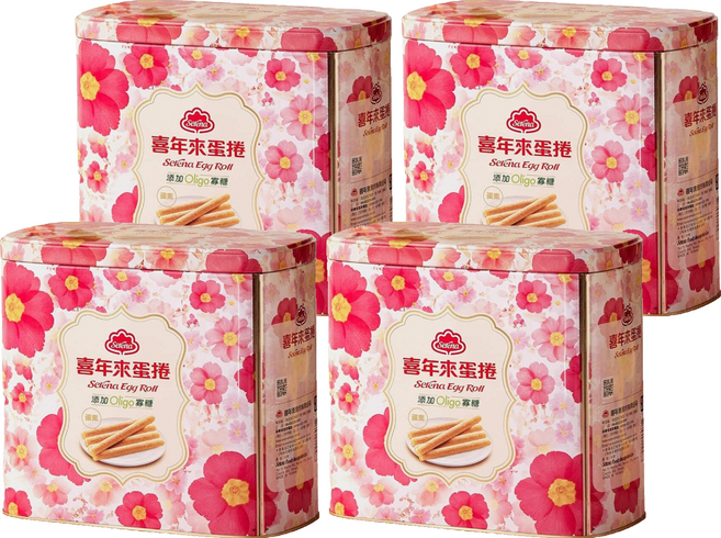 喜年來 OLIGO 蛋捲禮盒, 512g, 4盒