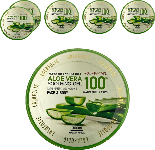 LALAFOLIE 蘆薈凝膠, 300ml, 6罐