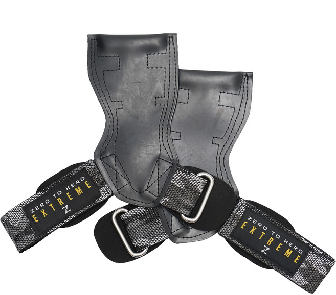 ZERO TO HERO Pro Extreme Grip 健身護腕 2個, 1組, 黑色迷彩