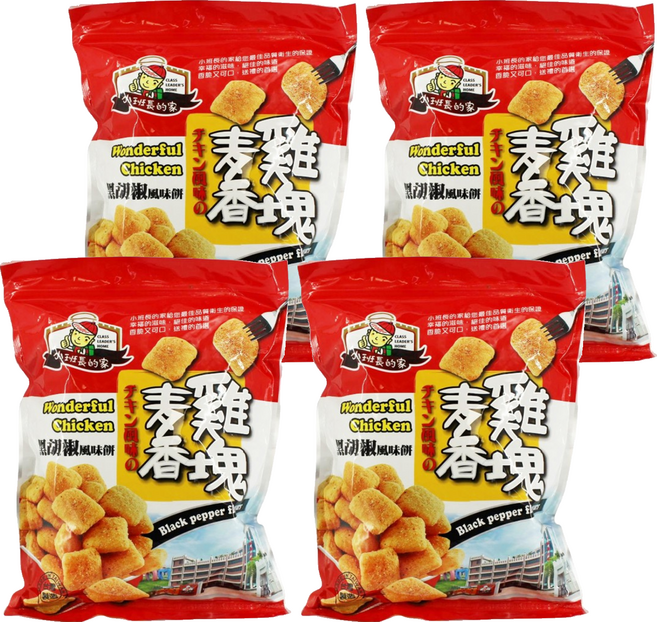 嗄嗄叫 小班長的家 黑胡椒雞塊, 240g, 4包