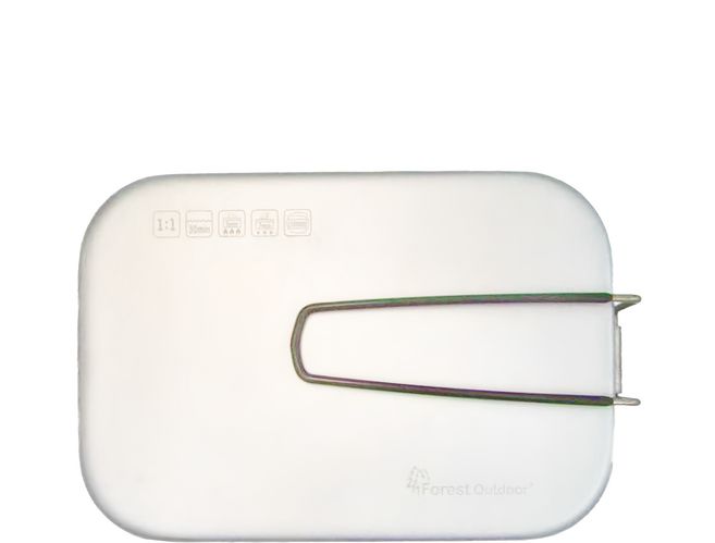 Forest Outdoor 群森戶外 輕量型戶外煮飯神器 便當盒 大 L 250g, 1個, 銀色