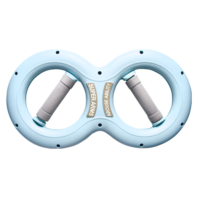 LEADER X Mellow Morandi 8字腕力訓練器 藍色 ABS材質, 1個