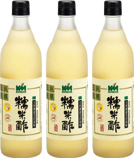 KOKUMORI 穀盛 糯米酢, 600ml, 3瓶