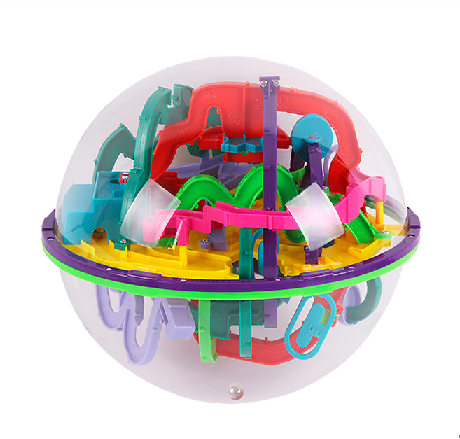 愛可優 299關益智迷宮球, Multicolor, 1顆