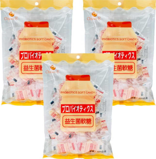 Chiao-E 巧益 益生菌軟糖 原味, 110g, 3袋
