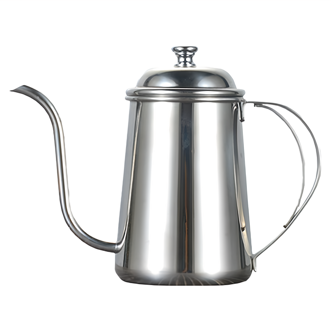 不銹鋼咖啡手沖壺 正304 細口壺, 手沖咖啡壺, 600ml, 1個