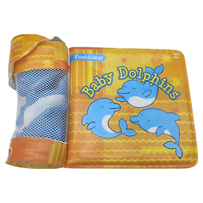 Melissa&Doug 瑪莉莎 洗澡玩具書, 海豚寶寶, 1組