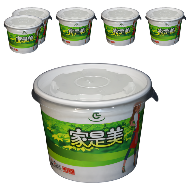 CL 慶隆 家是美 390湯杯含蓋, 6入, 1組