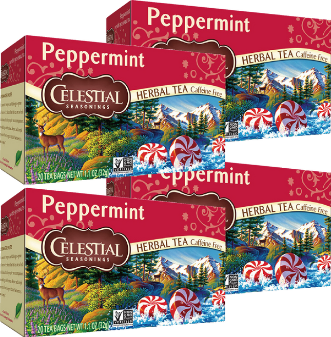 CELESTIAL SEASONINGS 詩尚草本 薄荷茶, 1.6g, 20包, 4盒