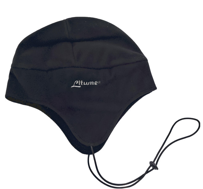 Litume 意都美 WINDBLOC 防風保暖帽 黑色 100%聚酯纖維