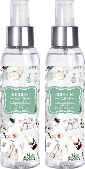 BOUQUET GARNI 身體香氛噴霧 婚禮捧花香, 145ml, 2瓶